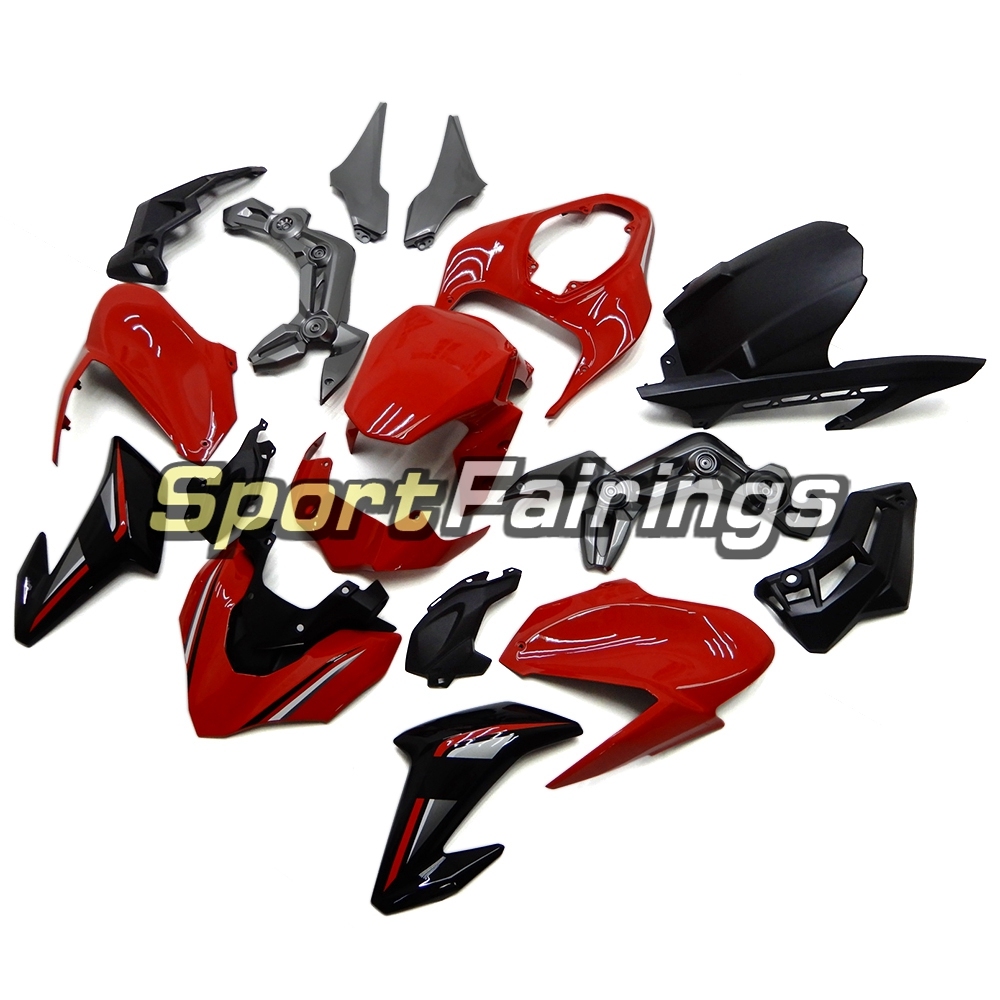 Full Fairing Kit Fit For Kawasaki Z900 2017 - 2018 - Gloss Red Black