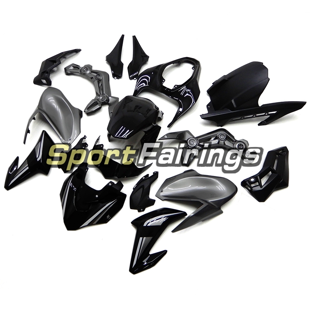 Full Fairing Kit Fit For Kawasaki Z900 2017 - 2018 - Gloss Silver Black