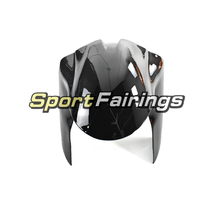 Fiberglass Racing Fairings Kit Fit For Kawasaki ZX-6R 636 2007 - 2008- Glossy Orange Black