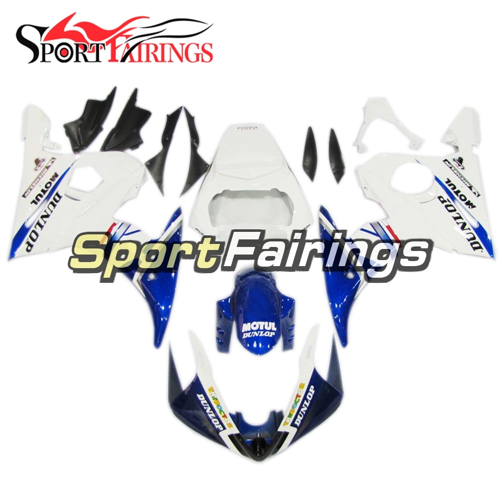 Fairing Kit Fit For Yamaha YZF R6 2005 -  Blue White