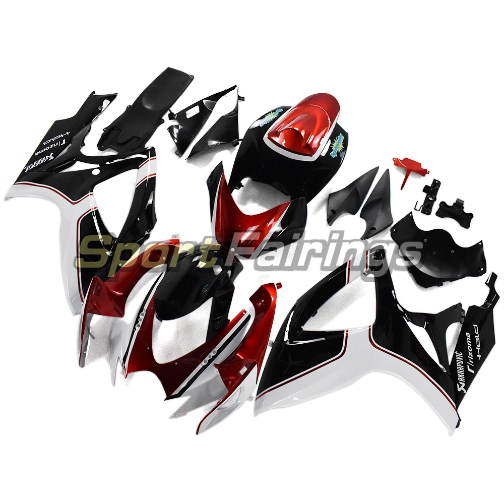 Fairing Kit Fit For Suzuki GSXR600 750 2006 - 2007 - Red Black White