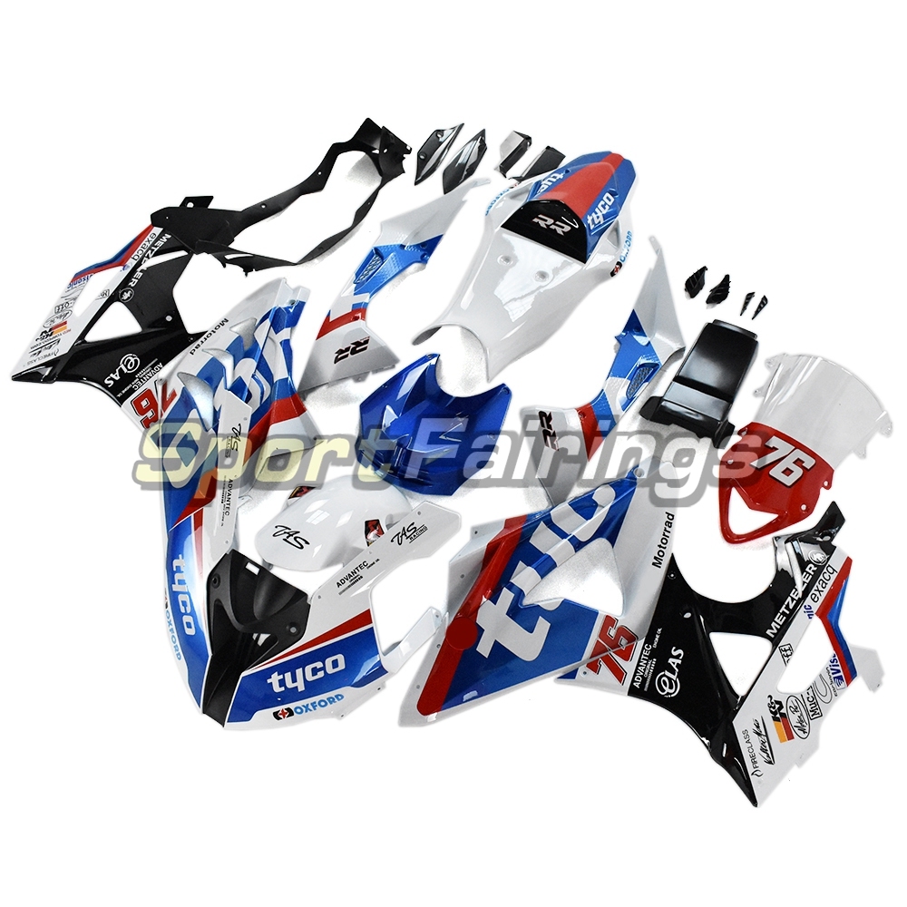 Fairing Kit Fit For BMW S1000RR 2011 - 2014 - White Red Blue