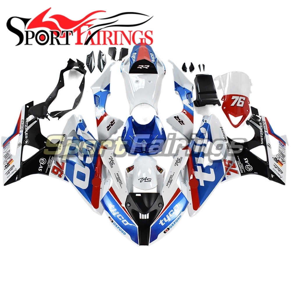 Fairing Kit Fit For BMW S1000RR 2011 - 2014 - White Red Blue