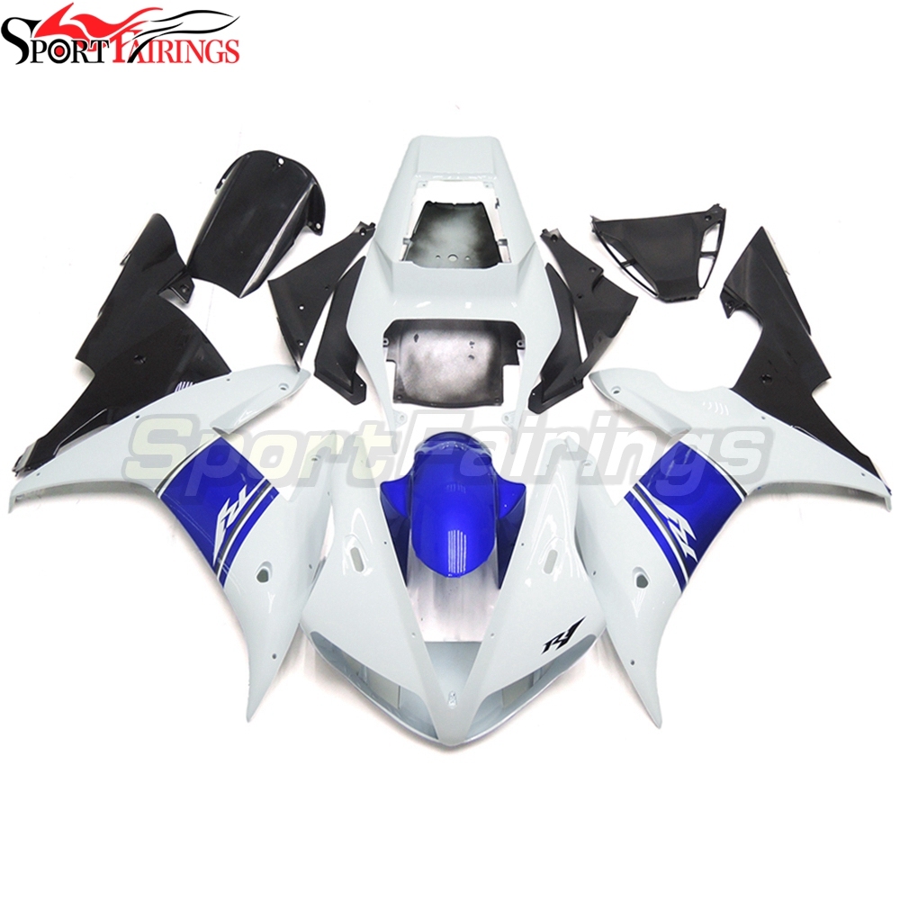 Fairing Kit Fit For Yamaha YZF1000 R1 2002 2003 - White Blue Black