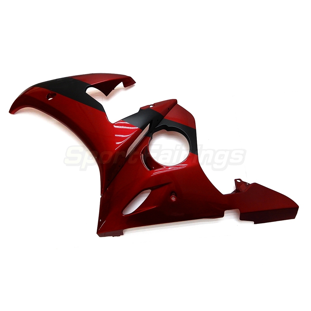 ABS Fairing Kit Fit For Yamaha YZF600 R6 2003 2004 - Candy Red Black