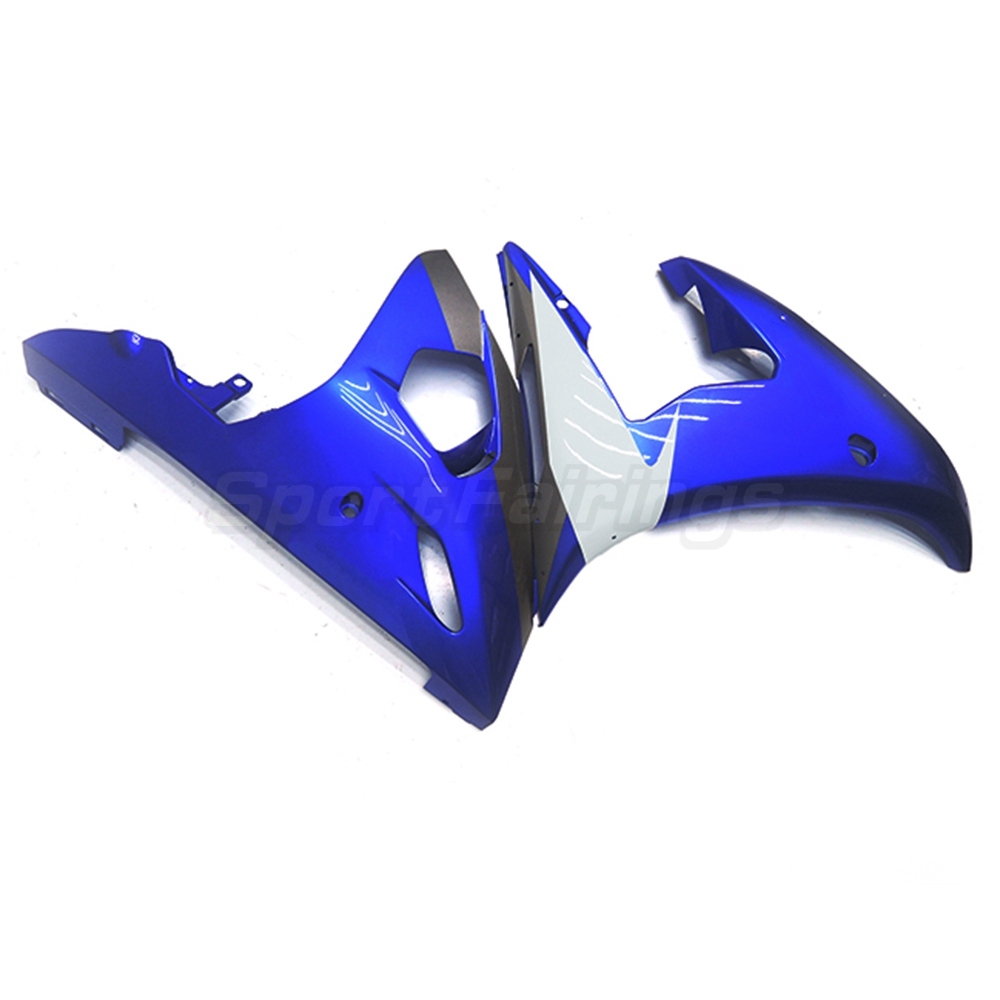 ABS Fairing Kit Fit For Yamaha YZF600 R6 2005 - White Blue