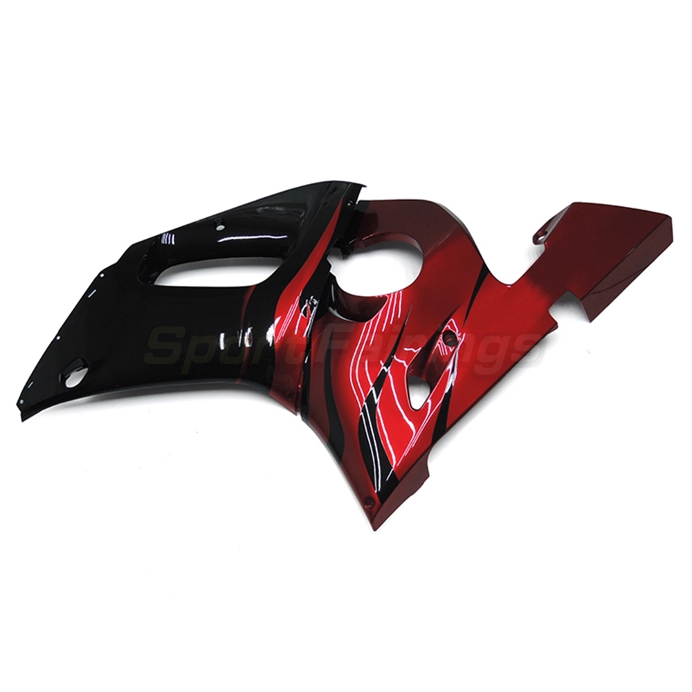 ABS Fairing Kit Fit For Yamaha YZF600 R6 1998 - 2002 - Deep Red Black