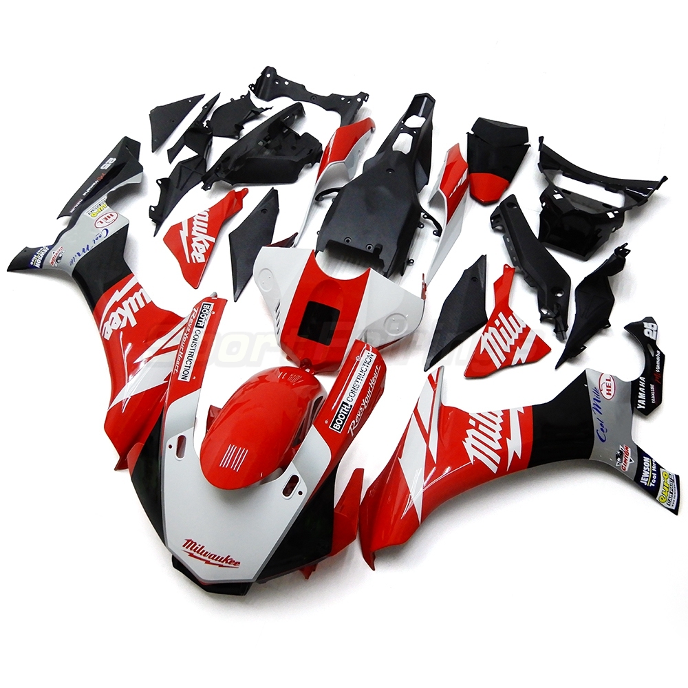 ABS Fairing Kit Fit For Yamaha YZF1000 R1 2015 - 2019 - Red Black White