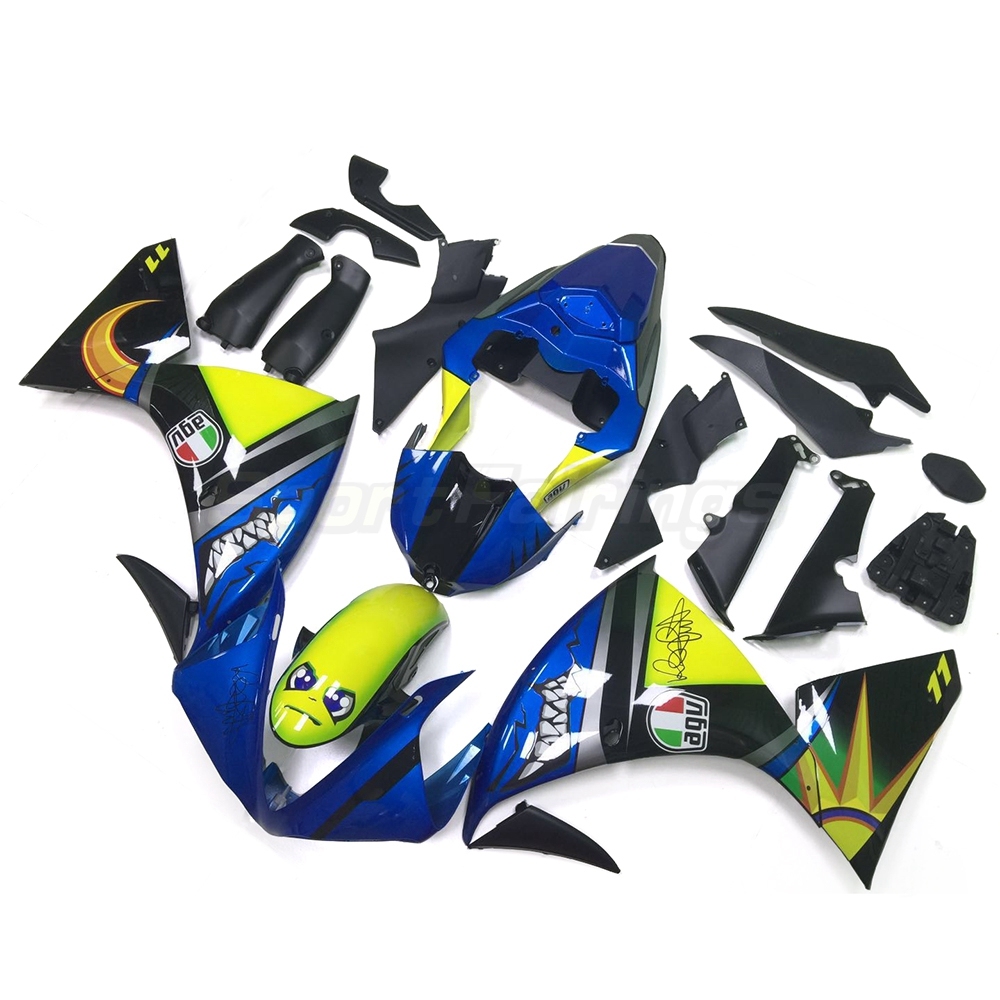 Fairing Kit Fit For Yamaha YZF1000 R1 2009 - 2011 - Shark Attack