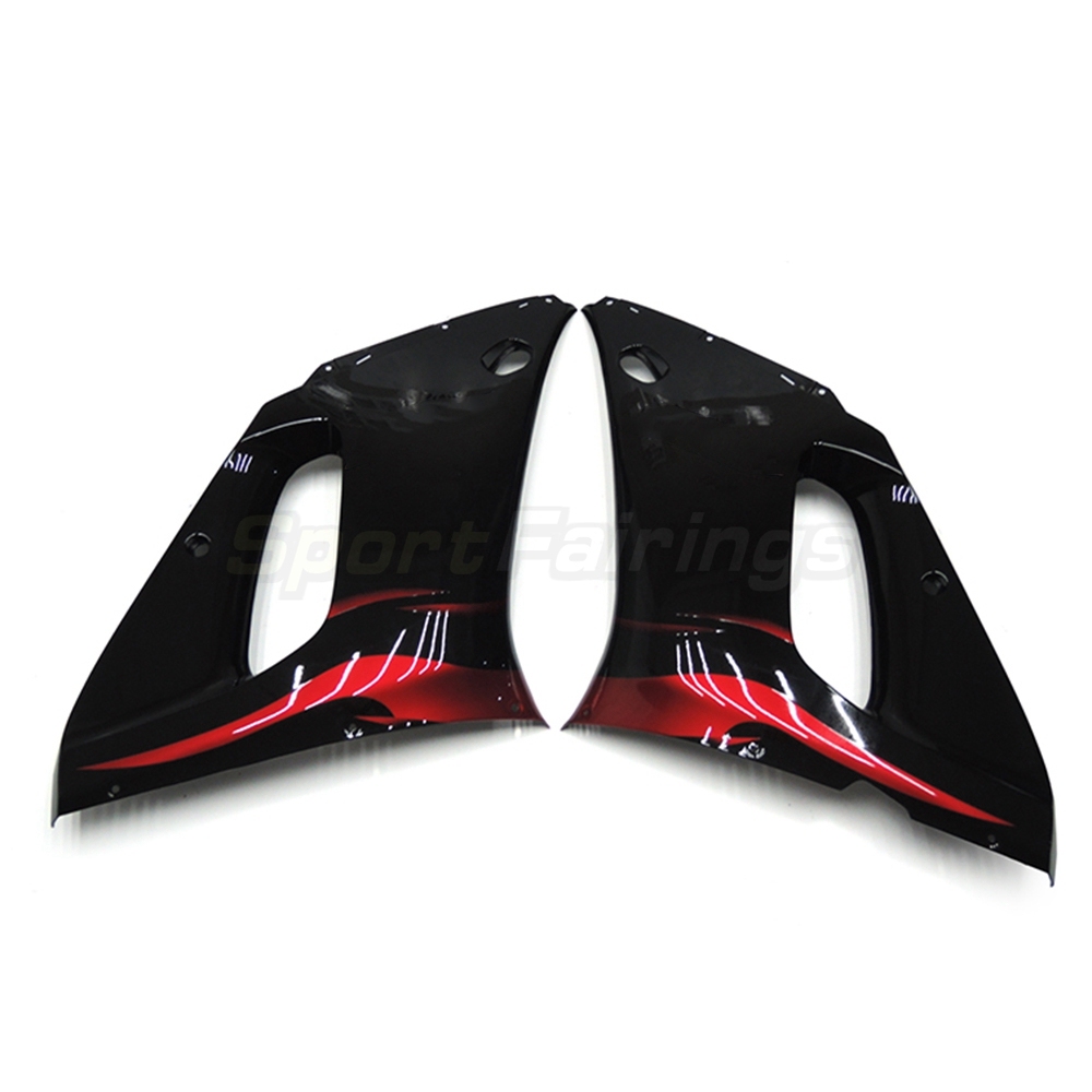 ABS Fairing Kit Fit For Yamaha YZF600 R6 1998 - 2002 - Deep Red Black