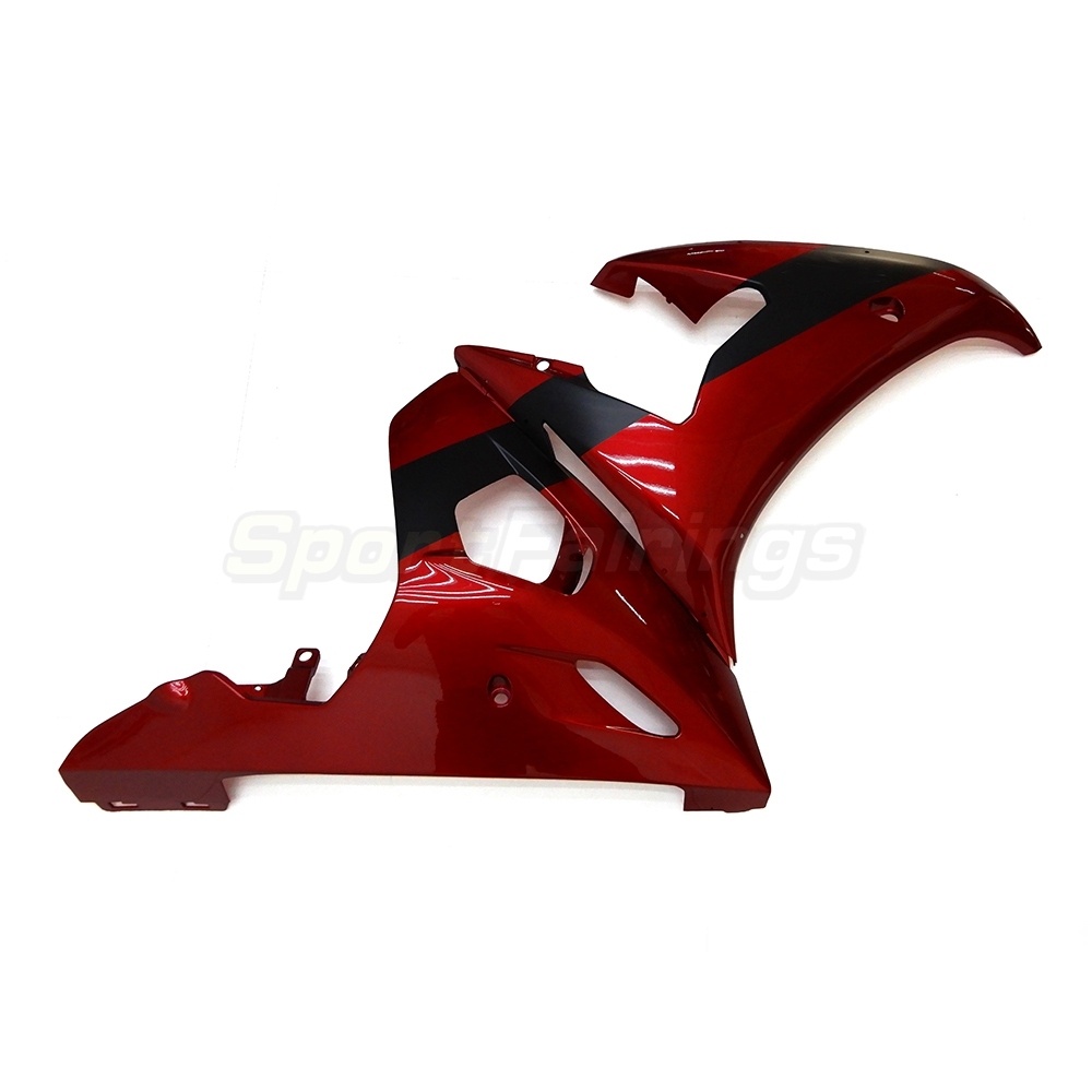 ABS Fairing Kit Fit For Yamaha YZF600 R6 2003 2004 - Candy Red Black