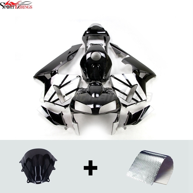 Fairing Kit fit for Honda CBR600RR 2003 - 2004 - Black Silver