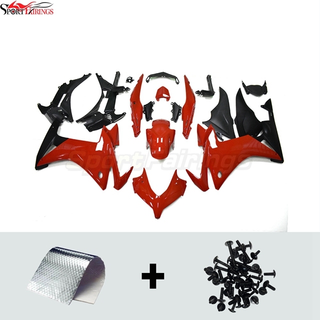 Fairing Kit fit for Honda CBR500R 2013 - 2015 - Gloss Red Matte Black Lower