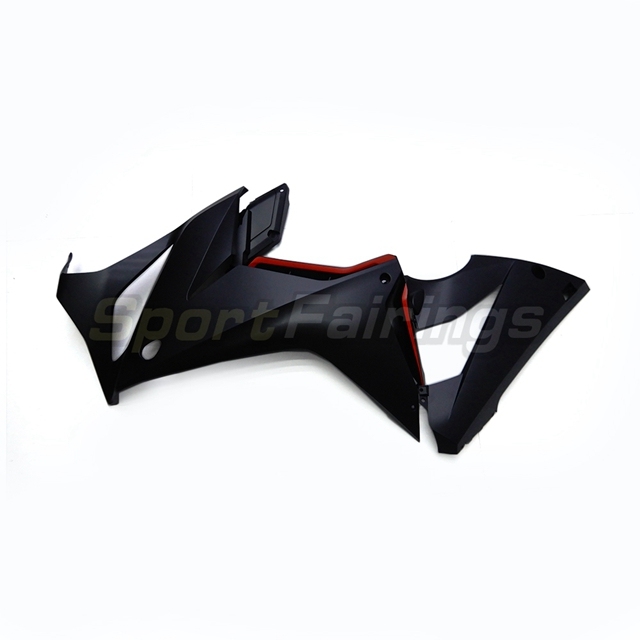 Fairing Kit fit for Honda CBR650R 2019 - 2020 - Matte Black with Red Lines