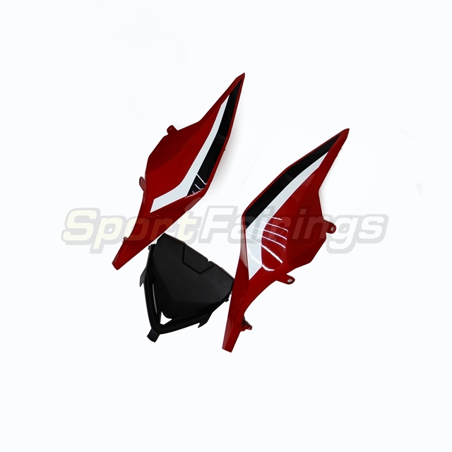 Fairing Kit fit for Honda CBR650R 2019 - 2020 - Red wtih Black White Stripes