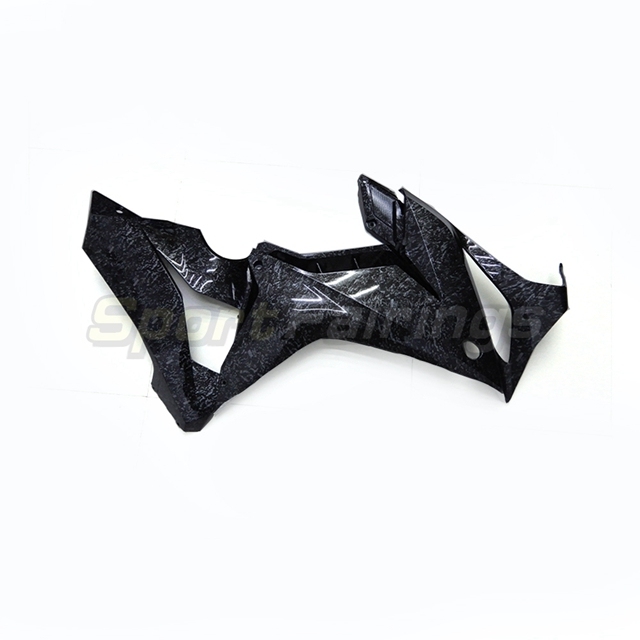 Carbon Effect ABS Plastic Fairing Kit fit for Honda CBR650R 2019 - 2020 - Forged Pattern Marbling