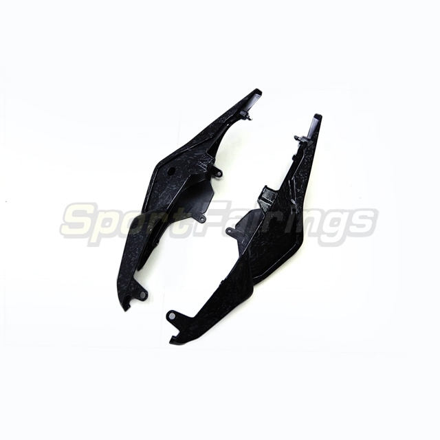Carbon Effect ABS Plastic Fairing Kit fit for Honda CBR650R 2019 - 2020 - Forged Pattern Marbling