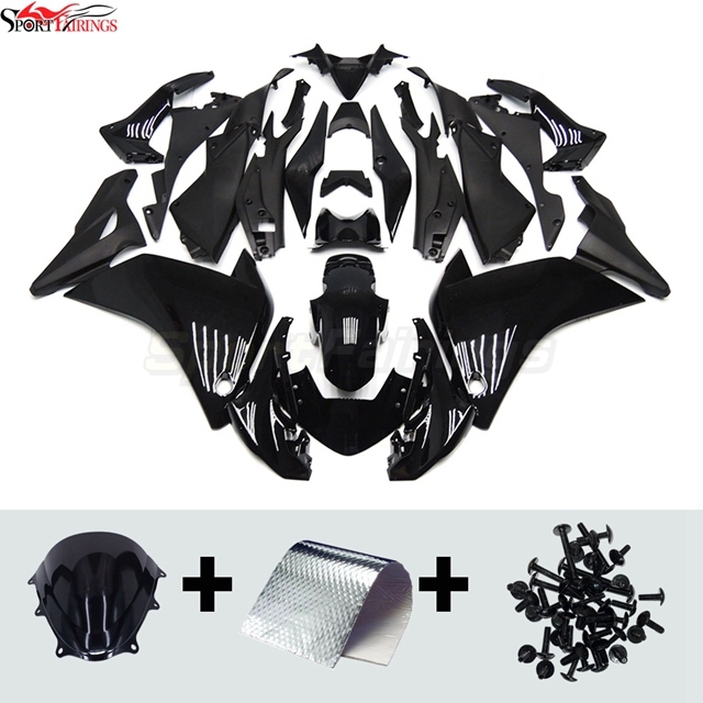 Fairing Kit fit for Honda CBR250R 2011 - 2014 - Gloss Black with Matte Black Lower
