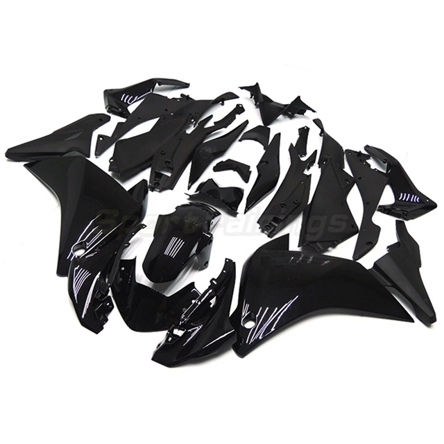 Fairing Kit fit for Honda CBR250R 2011 - 2014 - Gloss Black with Matte Black Lower