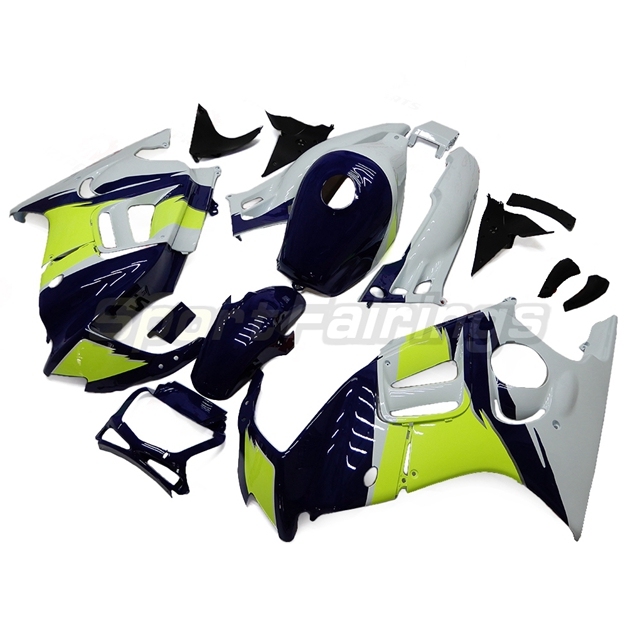 Fairing Kit fit for Honda CBR600F3 1995 - 1996 - Neon Yellow Dark Blue White