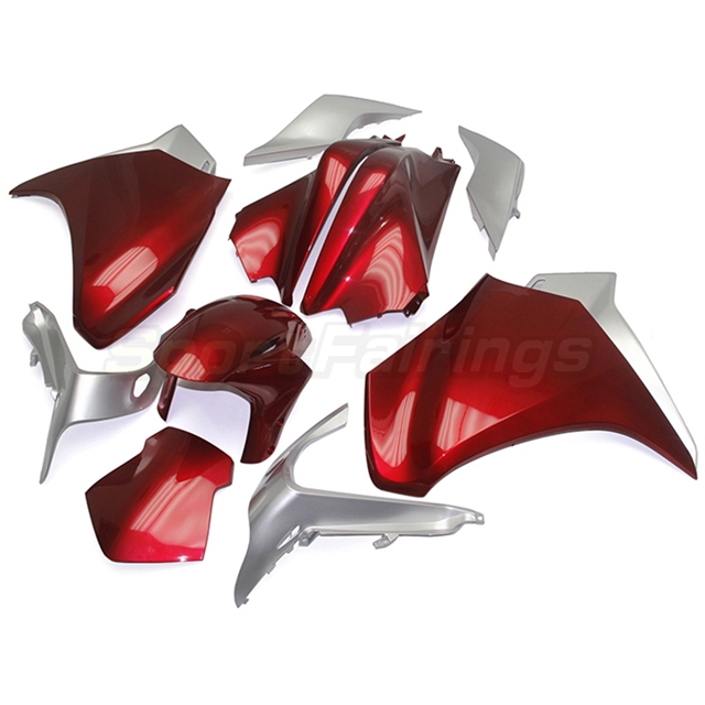 Fairing Kit fit for Honda VFR1200 2010 - 2013 - Dark Red Silver