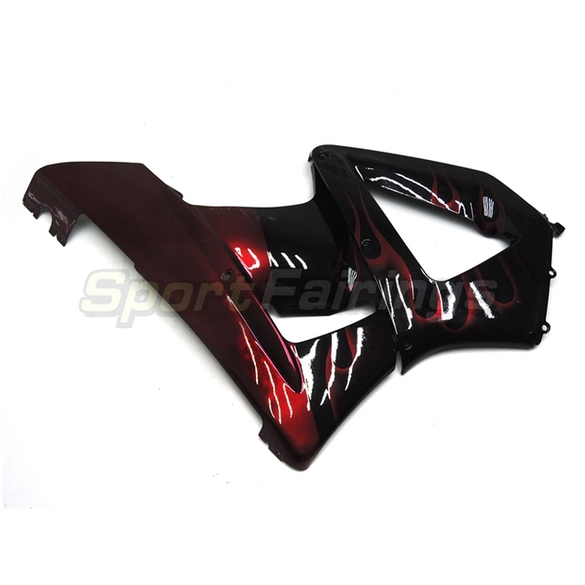 Fairing Kit fit for Honda CBR900RR 2000-2001 - Black Dark Red