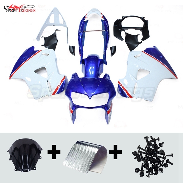 Fairing Kit fit for Honda VFR800 1998 - 2001 - White Blue Red