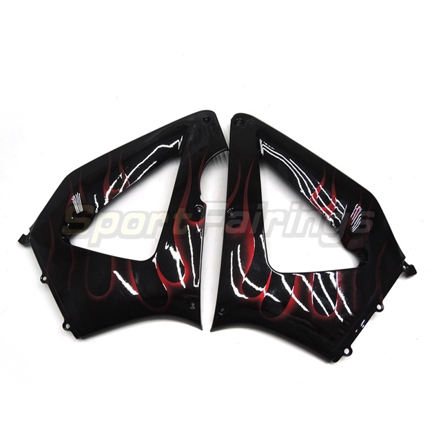 Fairing Kit fit for Honda CBR900RR 2000-2001 - Black Dark Red