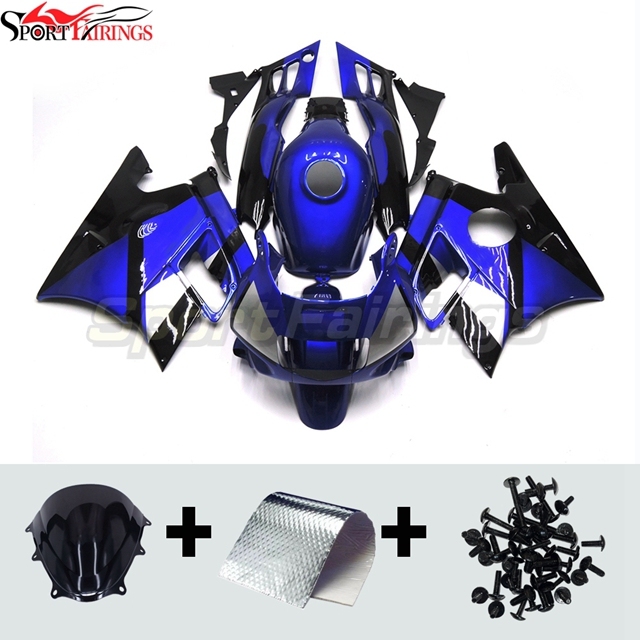 Fairing Kit fit for Honda CBR600F2 1991 - 1994 - Dark Blue Black