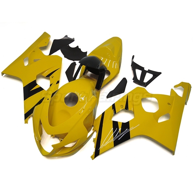Sportfairings Fairing Kit fit for Suzuki GSXR600 GSXR750 2004 - 2005 - Yellow Black