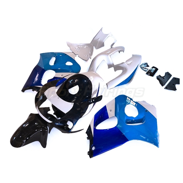 Sportfairings Fairing Kit fit for Suzuki GSXR600 GSXR750 1996 - 1999 - White Blue