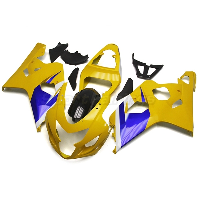 Sportfairings Fairing Kit fit for Suzuki GSXR600 GSXR750 2004 - 2005 - Yellow Blue