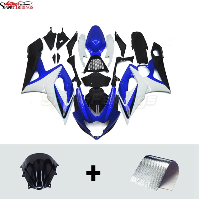 Sportfairings Fairing Kit fit for Suzuki GSXR1000 2005 - 2006 - Blue White Black