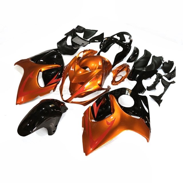 Sportfairings Fairing Kit fit for Suzuki Hayabusa GSX1300R 2008 - 2020 - Orange Black