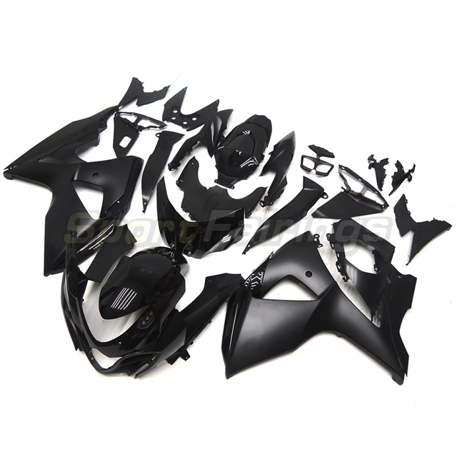 Sportfairings Fairing Kit fit for Suzuki GSXR1000 2009 - 2016 - Gloss Black Matte Black