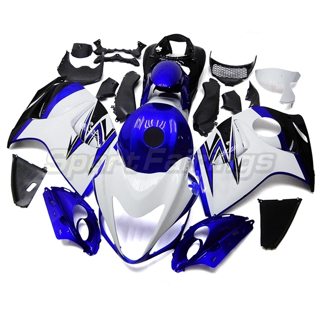Sportfairings Fairing Kit fit for Suzuki Hayabusa GSX1300R 2008 - 2020 - White Blue Black
