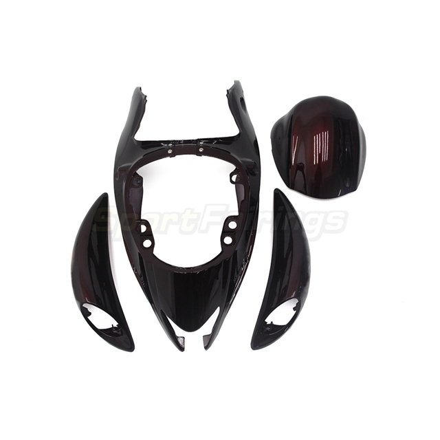 Sportfairings Fairing Kit fit for Suzuki Hayabusa GSX1300R 2008 - 2020 - Dark red Silver