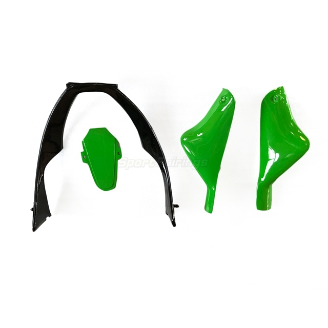 Sportfairings Fairing Kit fit for Kawasaki Ninja ZX6R 1998 - 1999 - Green Black White