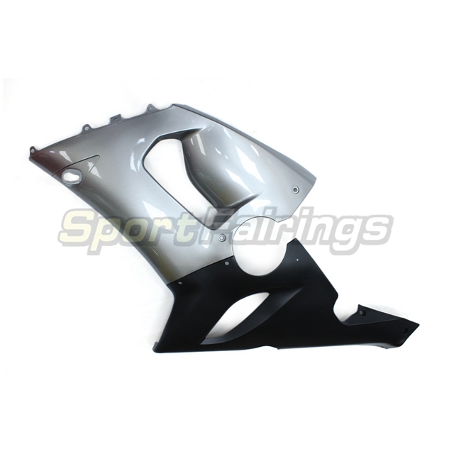 Sportfairings Fairing Kit fit for Kawasaki Ninja ZX6R 2005 - 2006 - Silver Black
