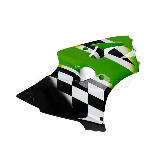 Sportfairings Fairing Kit fit for Kawasaki Ninja ZX6R 2000 - 2002 - Green White Black
