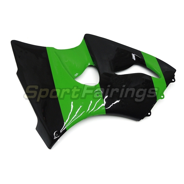 Sportfairings Fairing Kit fit for Kawasaki Ninja ZX6R 1998 - 1999 - Green Black