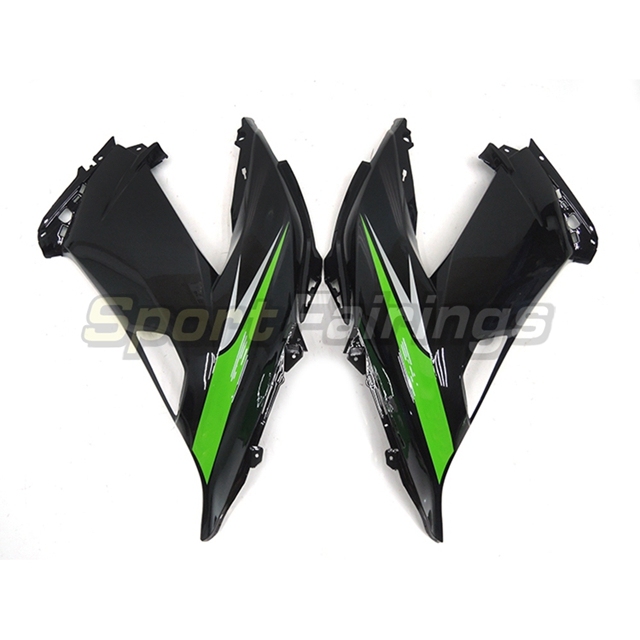 Sportfairings Fairing Kit fit for Kawasaki Ninja ZX6R 2013 - 2018 - Green Black