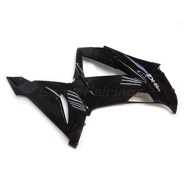 Sportfairings Fairing Kit fit for Kawasaki Ninja ZX6R 2013 - 2018 - Black