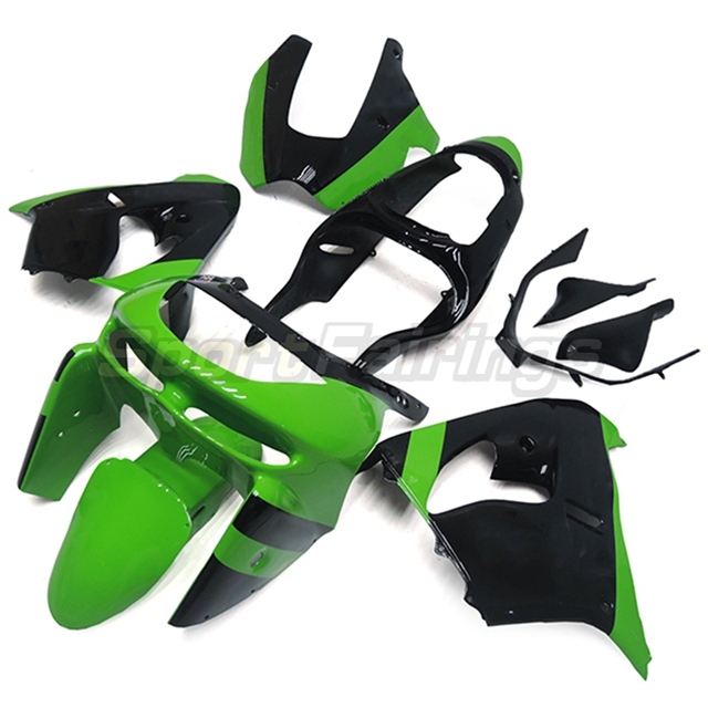 Sportfairings Fairing Kit fit for Kawasaki Ninja ZX9R 1998 - 1999 - Green Black