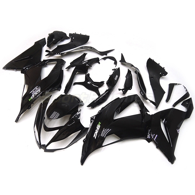 Sportfairings Fairing Kit fit for Kawasaki Ninja ZX6R 2013 - 2018 - Black