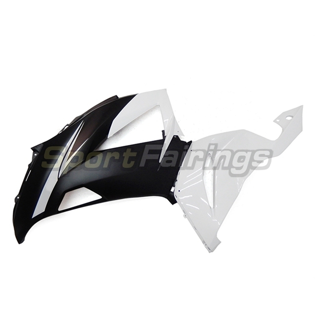 Sportfairings Fairing Kit fit for Kawasaki Ninja ZX6R 2013 - 2018 - White Black