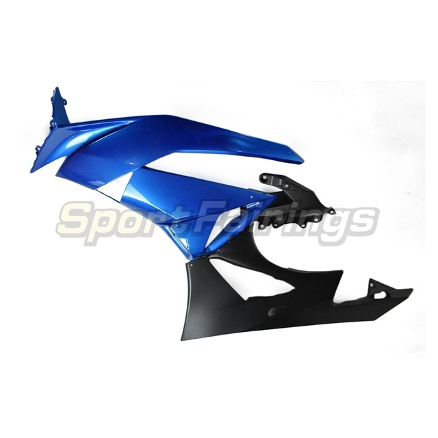Sportfairings Fairing Kit fit for Kawasaki Ninja ZX6R 2009 - 2012 - Blue Black