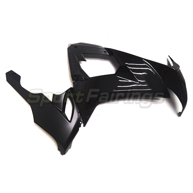 Sportfairings Fairing Kit fit for Kawasaki Ninja ZX10R 2008 - 2010 - Gloss Black Matte Black