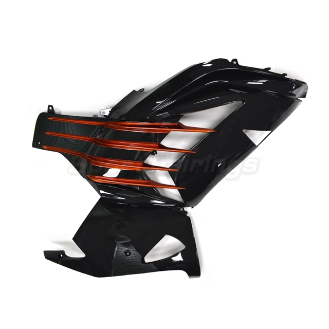 Sportfairings Fairing Kit fit for Kawasaki Ninja ZX14R 2012 - 2021 - Black Orange