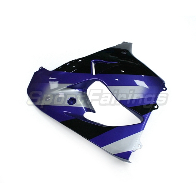 Sportfairings Fairing Kit fit for Kawasaki Ninja ZX9R 2002 - 2003 - Black Dark Blue Grey